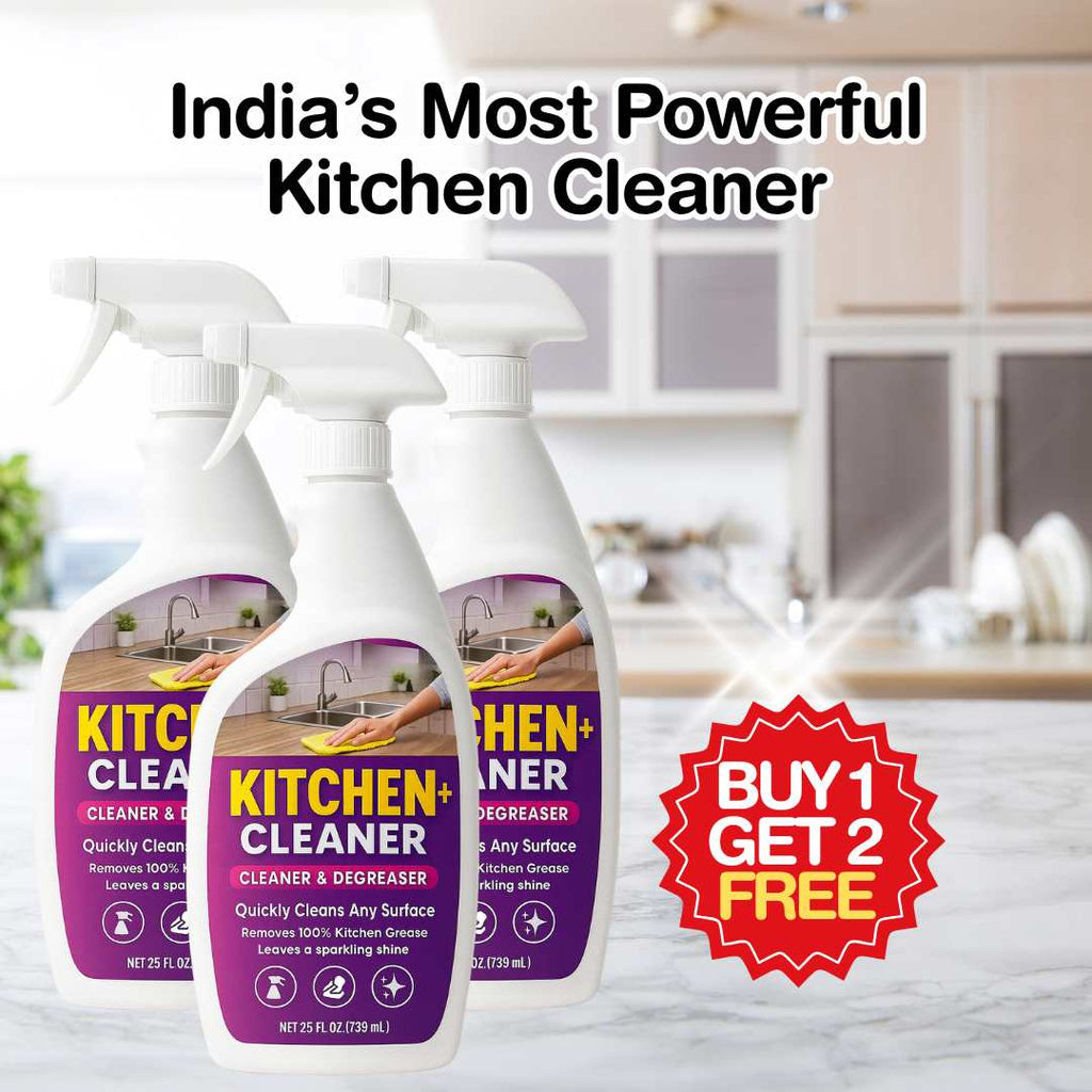 Kitchen Cleaner+ | Instant Shine | Removes Oil, Stain, Grease | BUY 1 GET 1 FREE