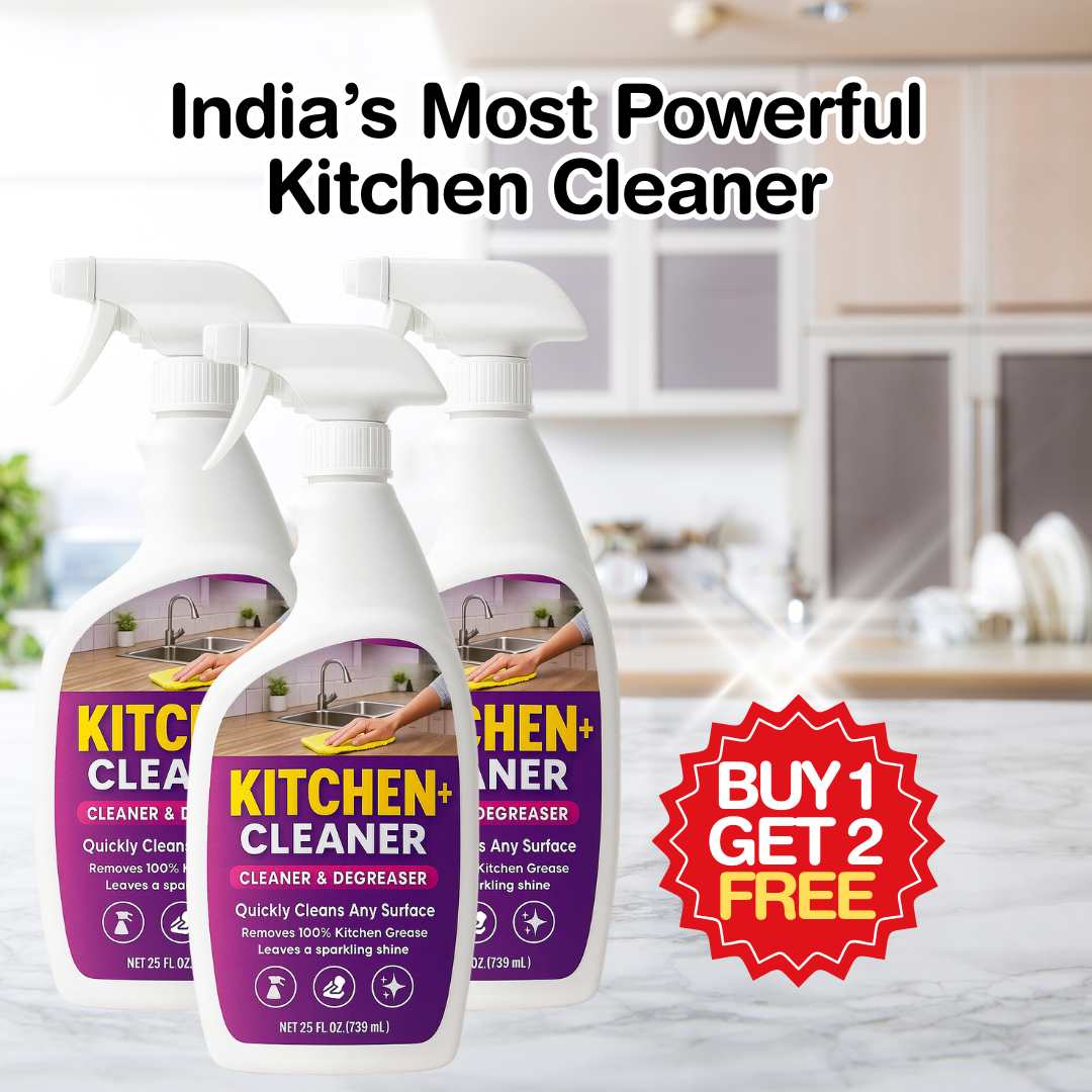 Kitchen Cleaner+ | Instant Shine | Removes Oil, Stain, Grease | BUY 1 GET 1 FREE