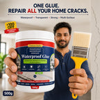 Waterproof Transparent Glue with Brush - 500g