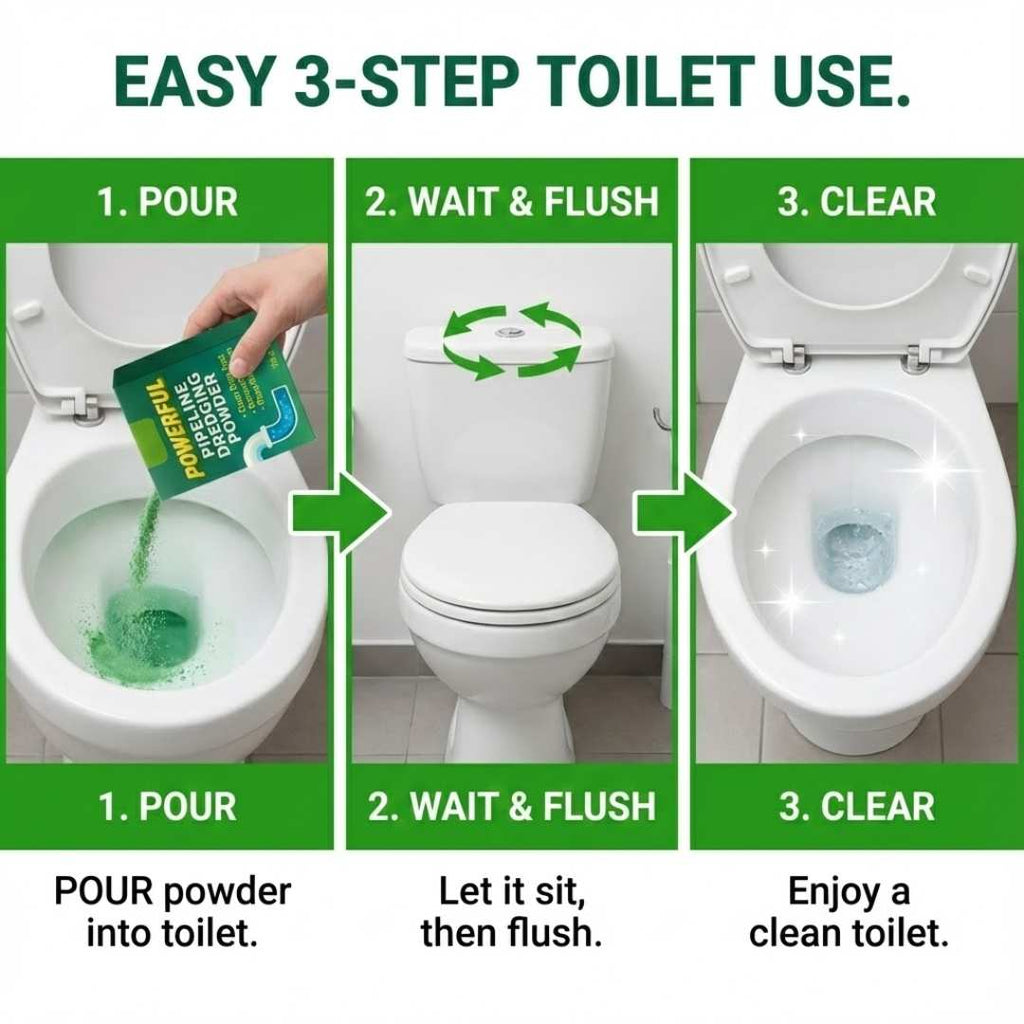 Toilet And Pipeline cleaning Powder | BUY 1 GET 1 FREE