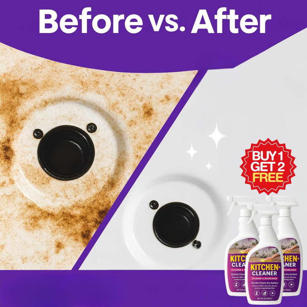 Kitchen Cleaner+ | Instant Shine | Removes Oil, Stain, Grease | BUY 1 GET 1 FREE