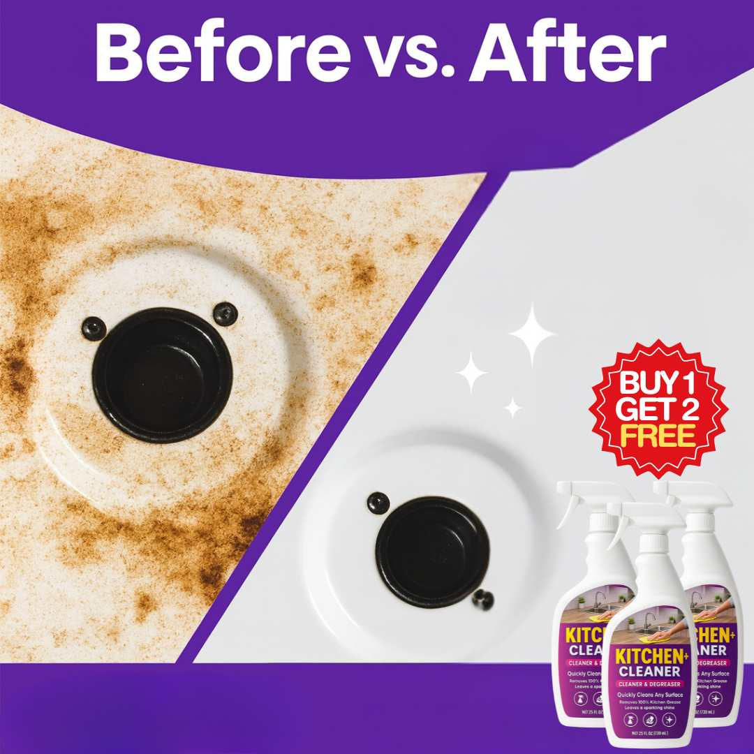 Kitchen Cleaner+ | Instant Shine | Removes Oil, Stain, Grease | BUY 1 GET 1 FREE