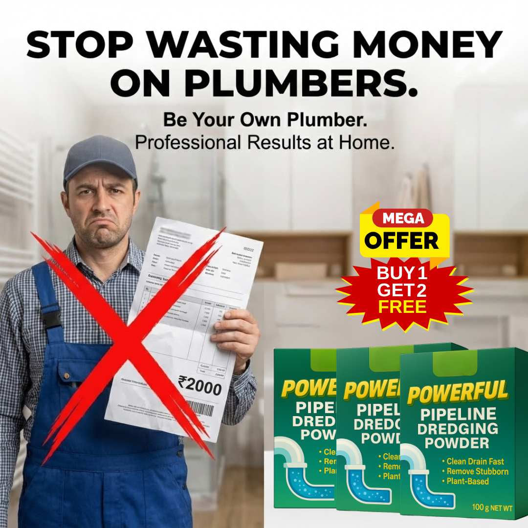 Toilet And Pipeline cleaning Powder | BUY 1 GET 1 FREE