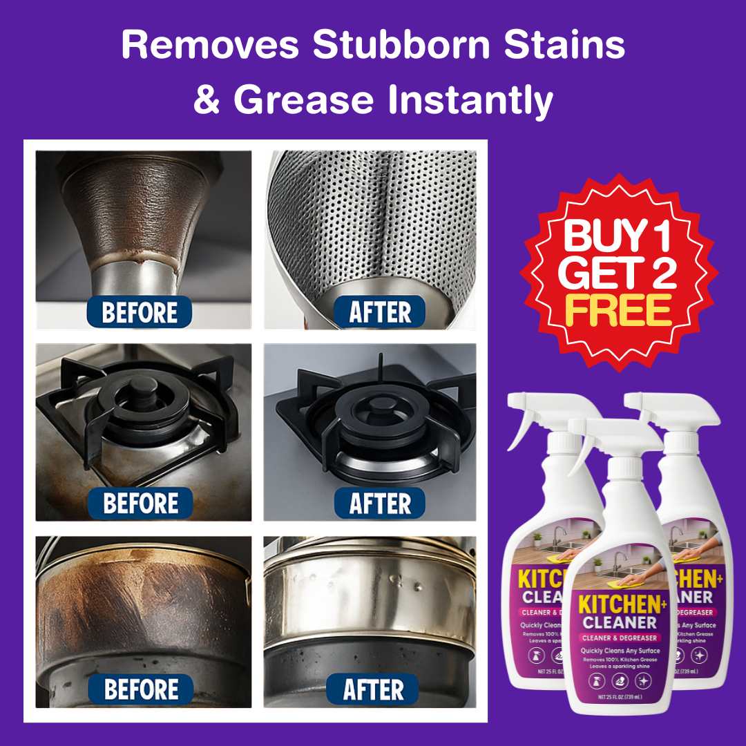 Kitchen Cleaner+ | Instant Shine | Removes Oil, Stain, Grease | BUY 1 GET 1 FREE