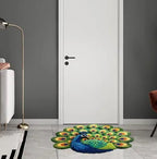 Non-Slip Peacock Mat
