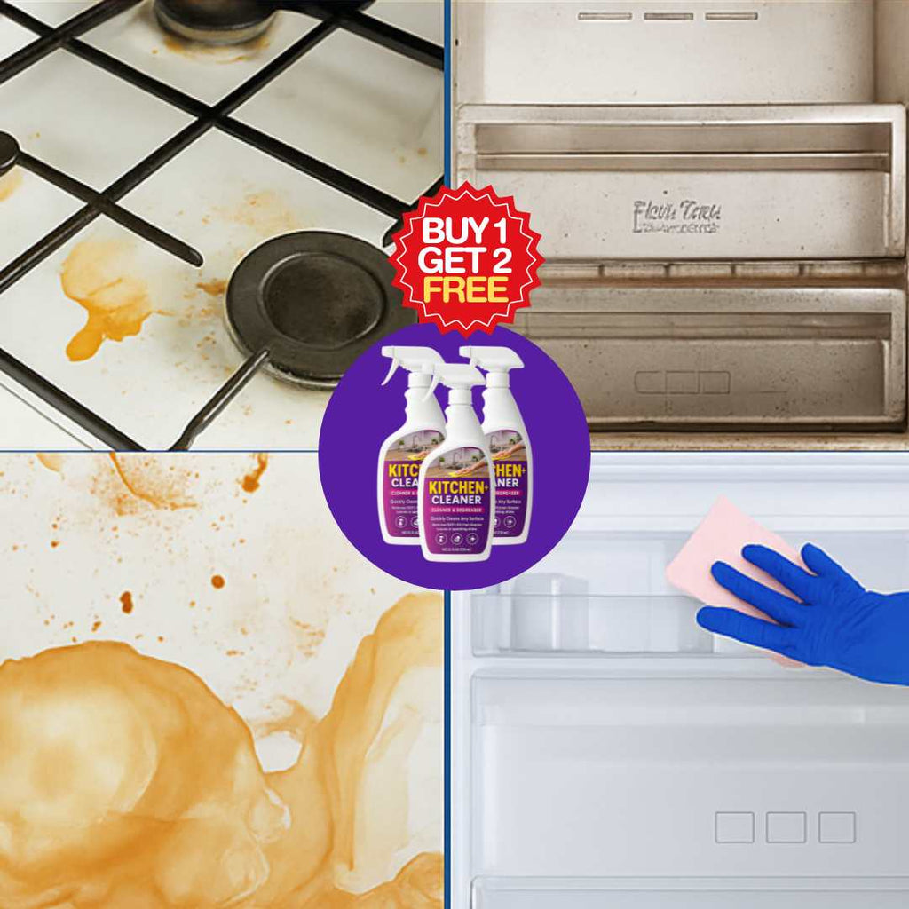 Kitchen Cleaner+ | Instant Shine | Removes Oil, Stain, Grease | BUY 1 GET 1 FREE